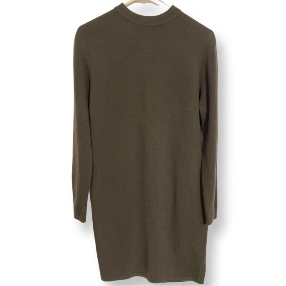United Colors Of Benetton Khaki Long Sleeve Dress